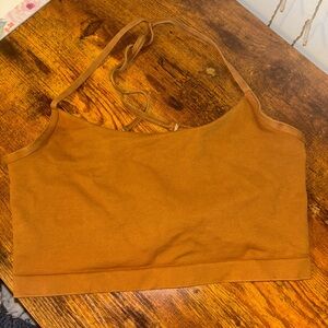 FP Movement by Free People Orange Crop Top